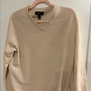V-Neck Sweater - Beige